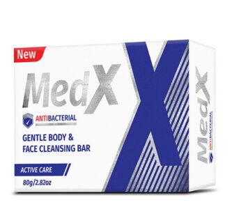 MEDX ANTIBACTERIAL SOAP ACTIVE CARE  80G