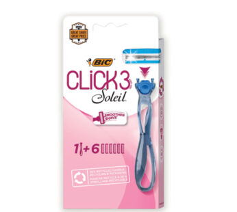 BIC CLICK 3 SOLEIL SHAVER 6s