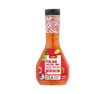 COLES ITALIAN DRESSING 300ML