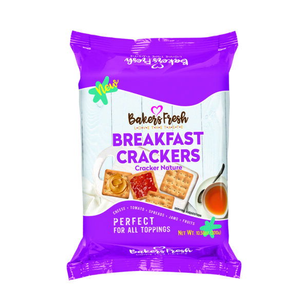 BAKERS FRESH BREAKFAST CRACKERS 300G