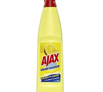 AJAX CREAM CLEANSER LEMON 375ML
