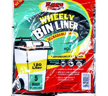 EASY WHEELY BIN LINER BAGS 120L 5S