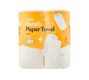 COLES PAPER TOWEL 2 PACK
