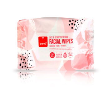 PAMS FACIAL WIPES DRY & SENSITIVE