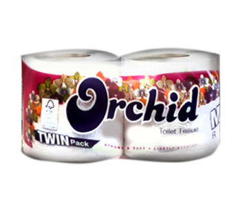 ORCHID TOILET TISSUE TWIN PK MEGA ROLLS
