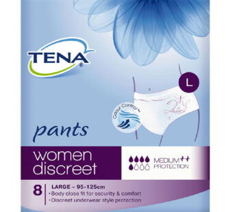 TENA PANTS WOMEN LARGE 8S