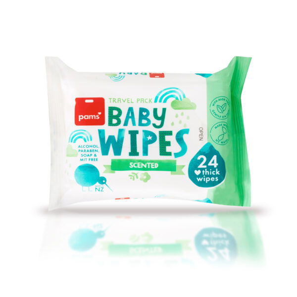 PAMS BABY WIPES SCENTED 24S