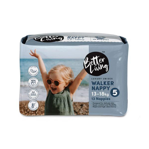 B/LIVING CONVIENENCE NAPPIES WALKER 13S