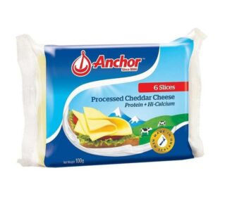 ANCHOR HI-CALCIUM CHEDDAR SLICES 6s 100G