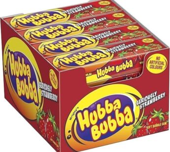 WRINGLEYS HUBBA BUBBA STRAWBERRY 20S