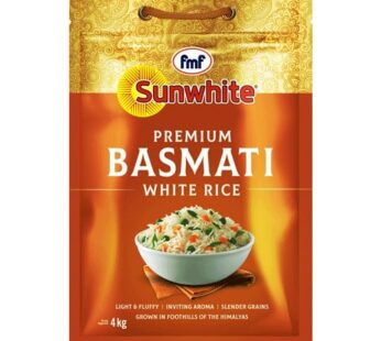 FMF SUNWHITE PREMIUM BASMATI RICE 4KG