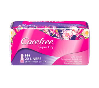 CAREFREE SUPERDRY SHOWERFRESH SCENT