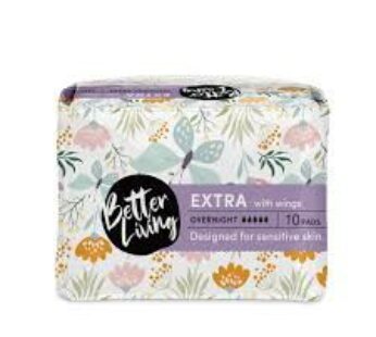 BETTER LIVING EXTRA OVERNIGHT 10s
