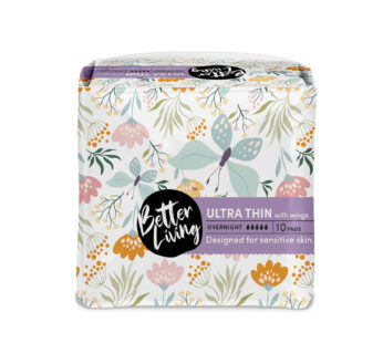 BETTER LIVING ULTRA THIN OVERNIGHT 10s