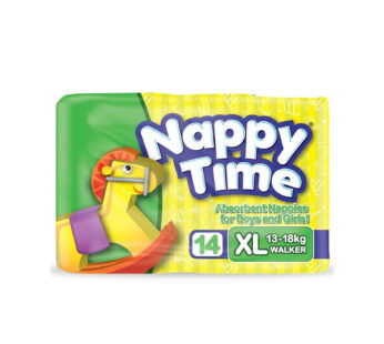 NAPPY TIME XL 14S 13-18KG