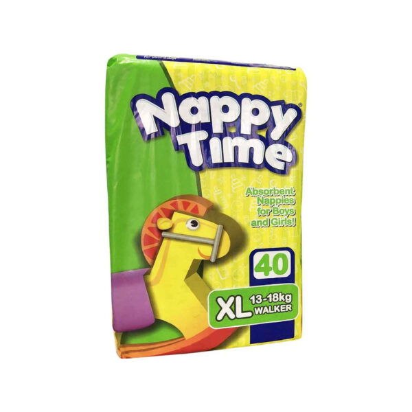 NAPPY TIME DIAPER XL JUMBO 40S