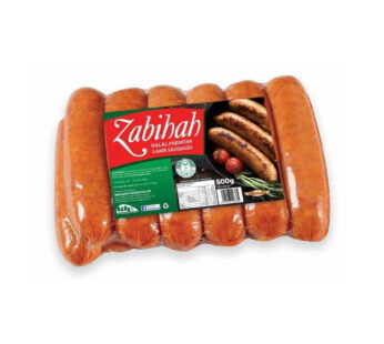 ZABIHAH HALAL PREMIUM LAMB SAUSAGE 500G