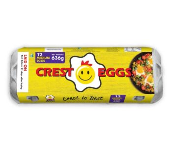 CREST TABLE EGGS MED 12s 636g