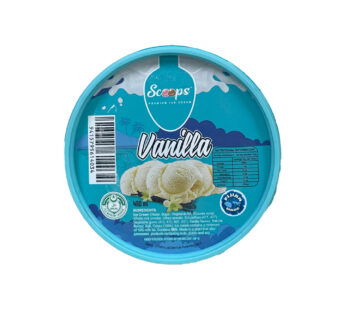 SCOOPS ICE CREAM – VANILLA 480 ML