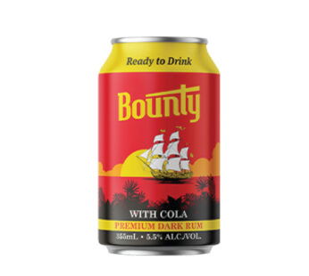 BOUNTY RUM & COLA 10% CAN 330ml X 24